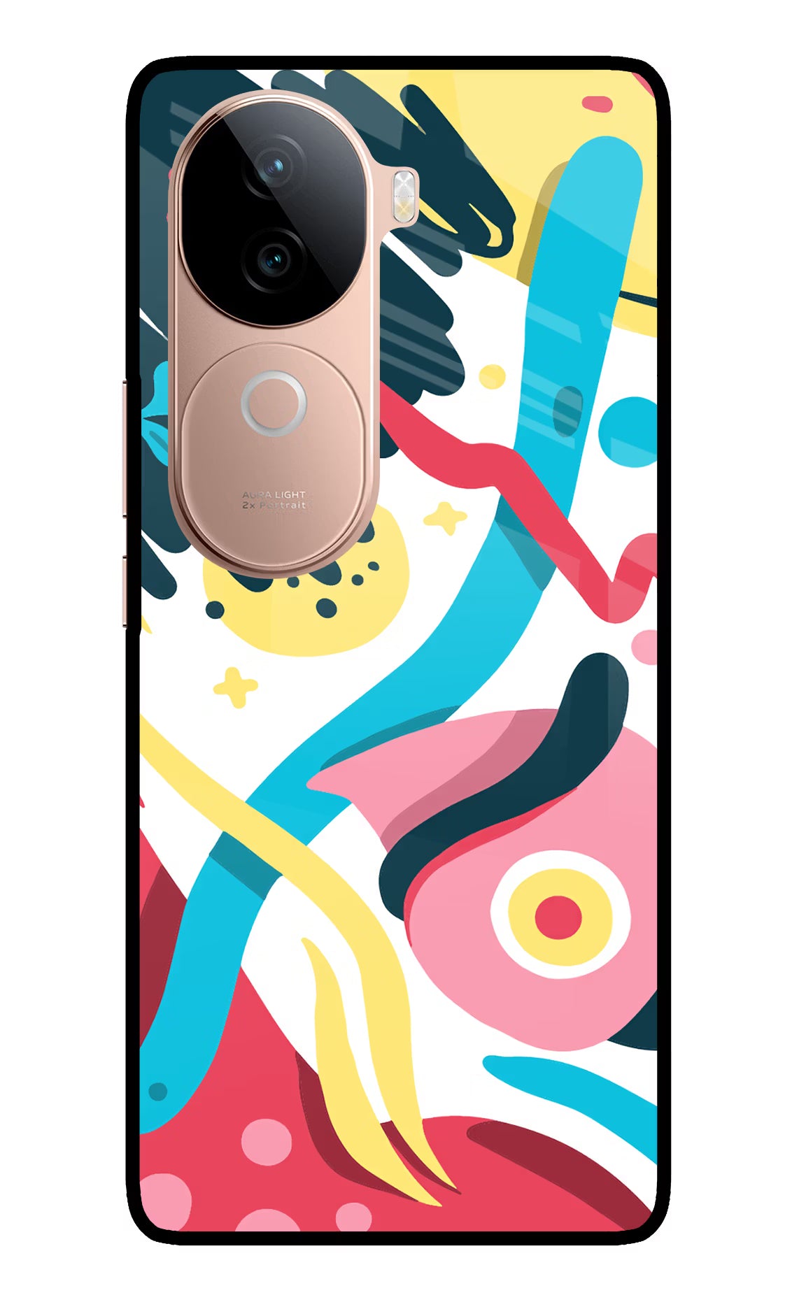Trippy IQOO Z9s 5G Glass Case Back Cover by Casekaro