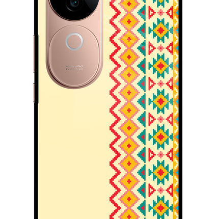 Ethnic Seamless IQOO Z9s 5G Glass Case