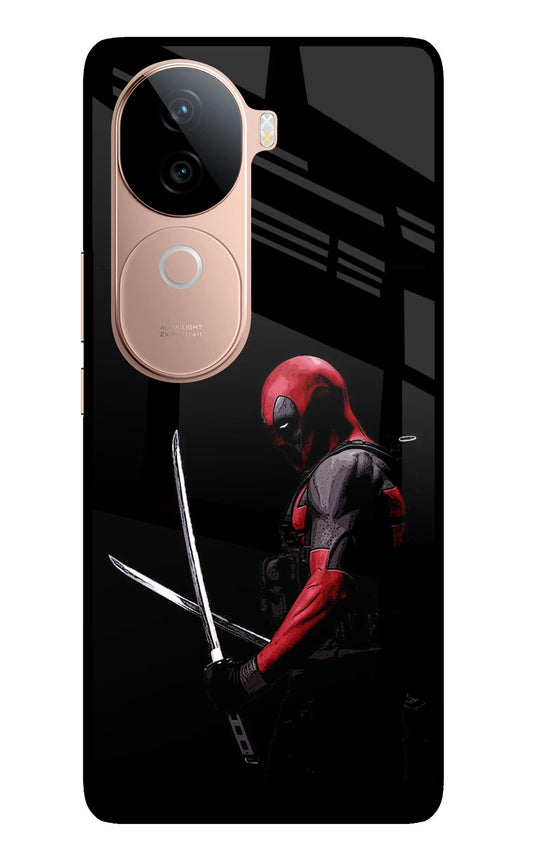 Deadpool IQOO Z9s 5G Glass Case