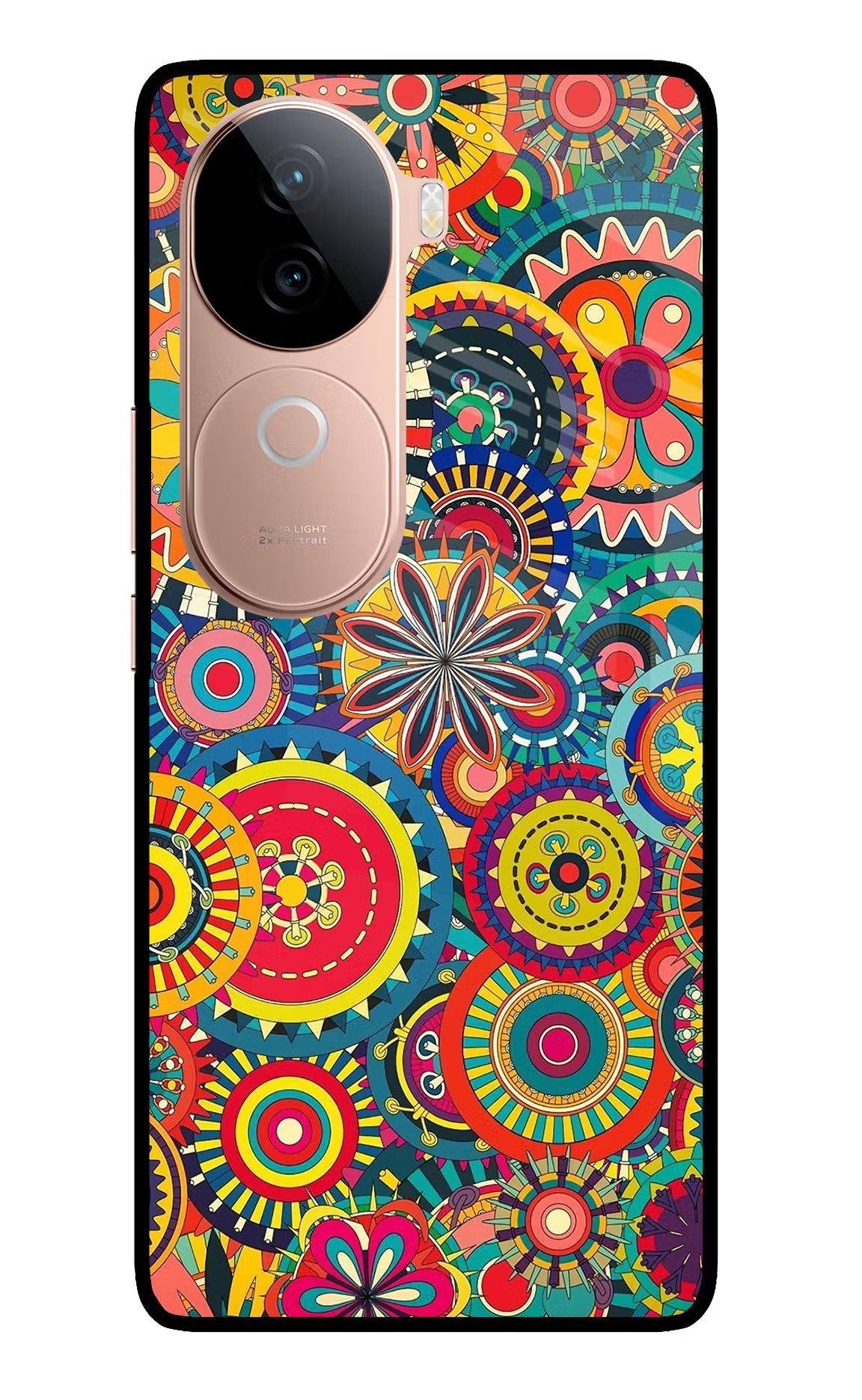 Gol Gol Art IQOO Z9s 5G Glass Case Back Cover by Casekaro