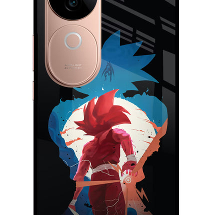 Goku IQOO Z9s 5G Glass Case Back Cover by Casekaro