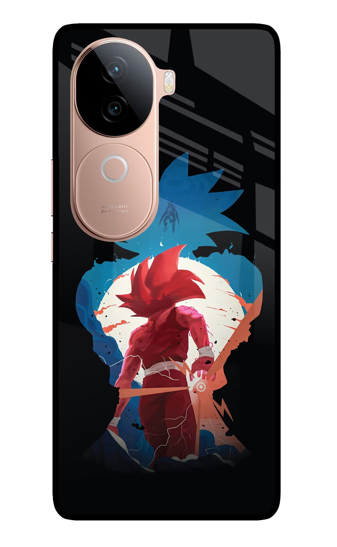 Goku IQOO Z9s 5G Glass Case Back Cover by Casekaro