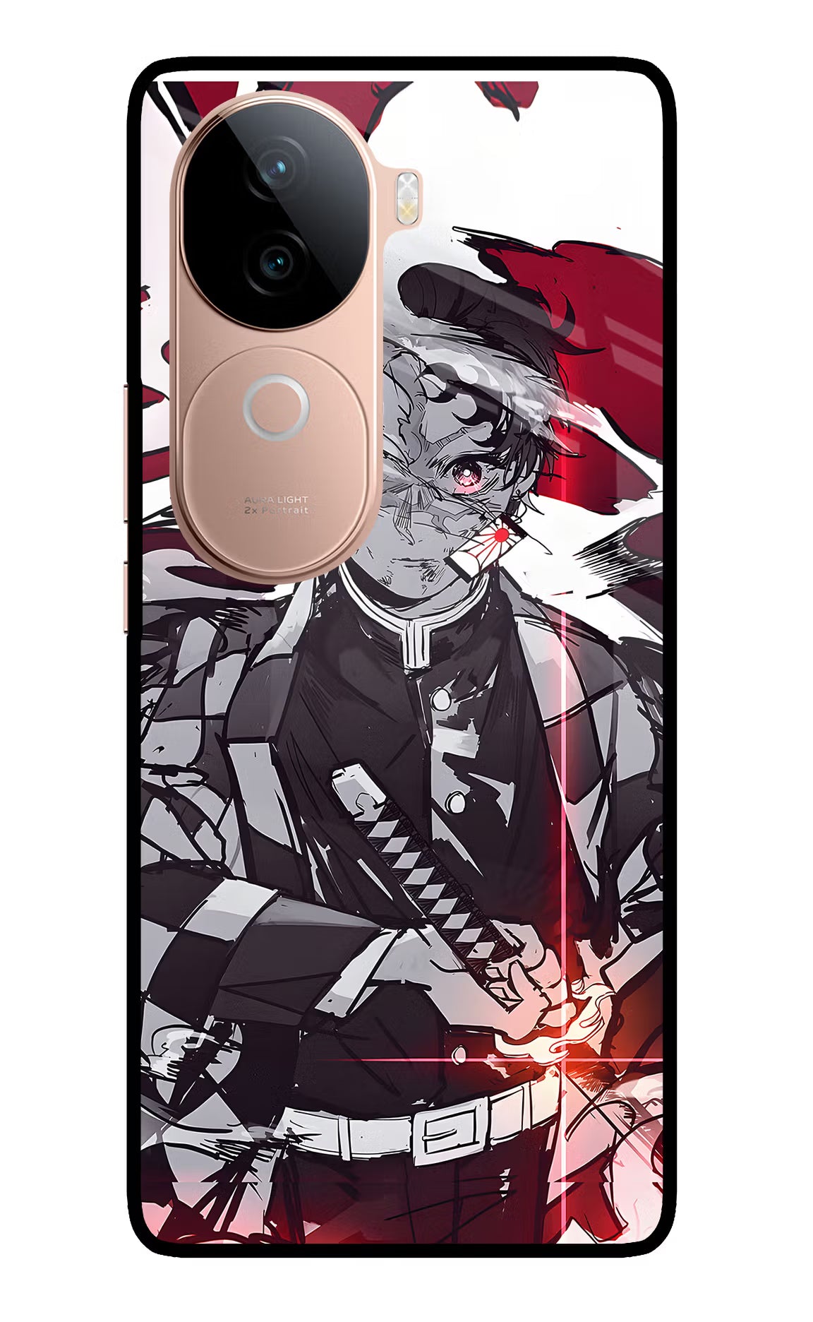 Demon Slayer IQOO Z9s 5G Glass Case