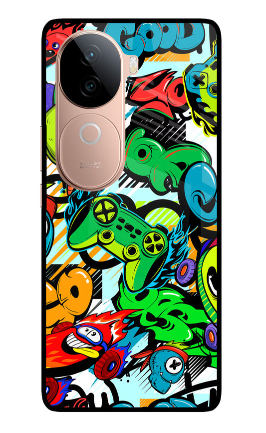 Game Doodle IQOO Z9s 5G Glass Case