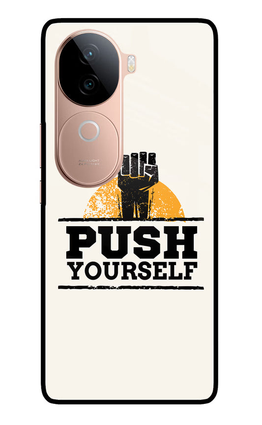 Push Yourself IQOO Z9s 5G Glass Case