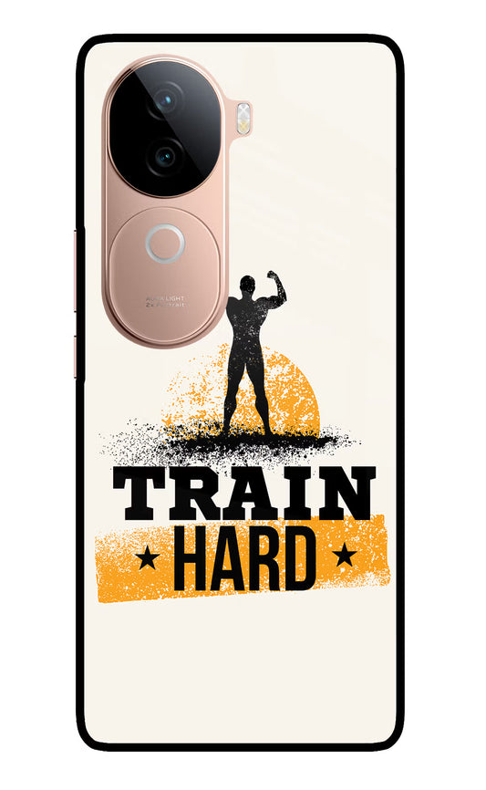 Train Hard IQOO Z9s 5G Glass Case