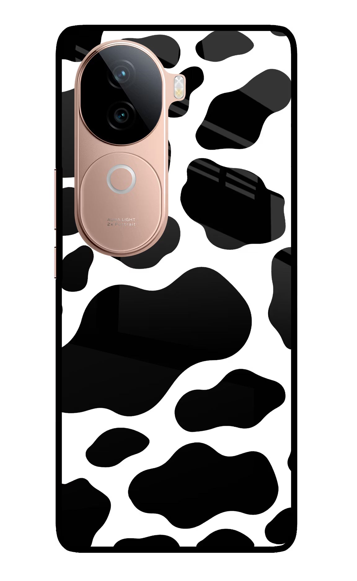 Cow Spots IQOO Z9s 5G Glass Case Back Cover by Casekaro