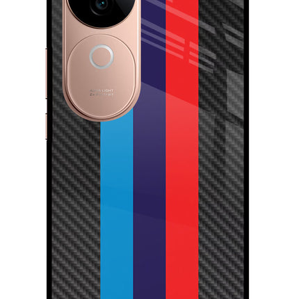 BMW Stripes Pattern IQOO Z9s 5G Glass Case