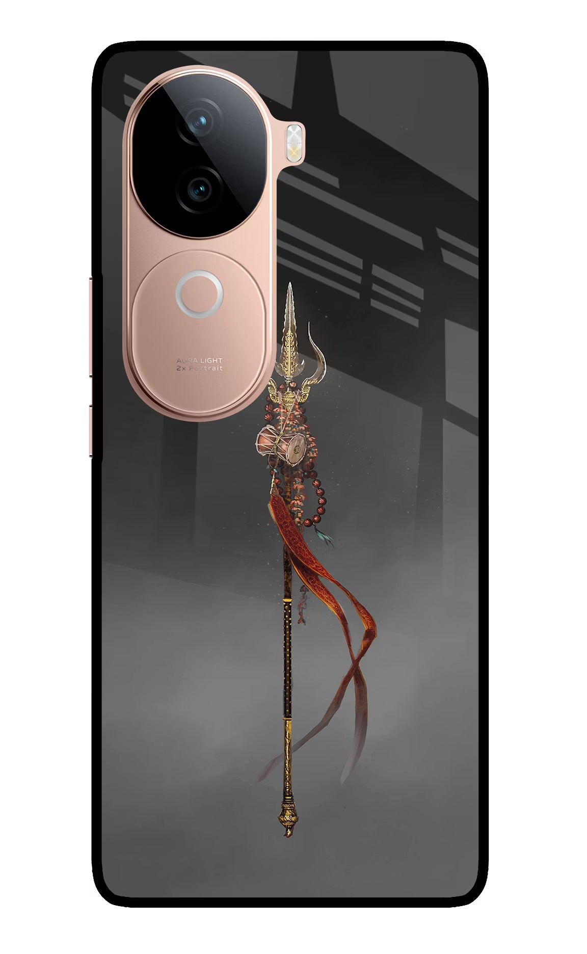 Shiv Trishul IQOO Z9s 5G Glass Case Back Cover by Casekaro