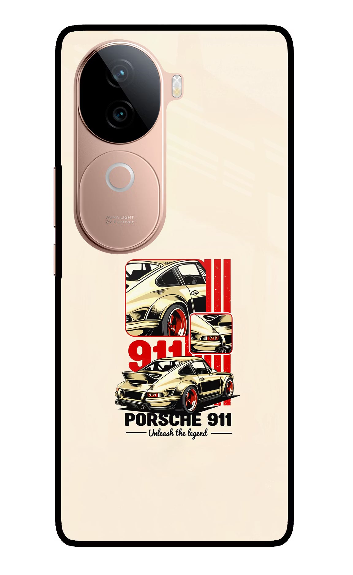 Classic Porsche 911 IQOO Z9s 5G Glass Case