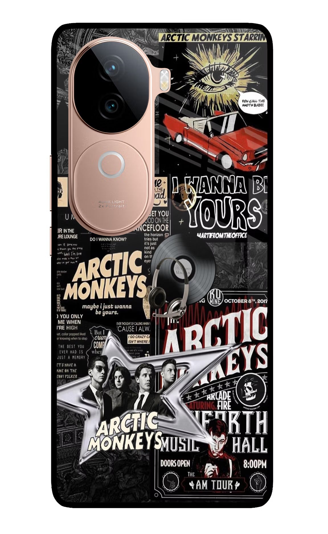 Arctic Monkeys IQOO Z9s 5G Glass Case Back Cover by Casekaro