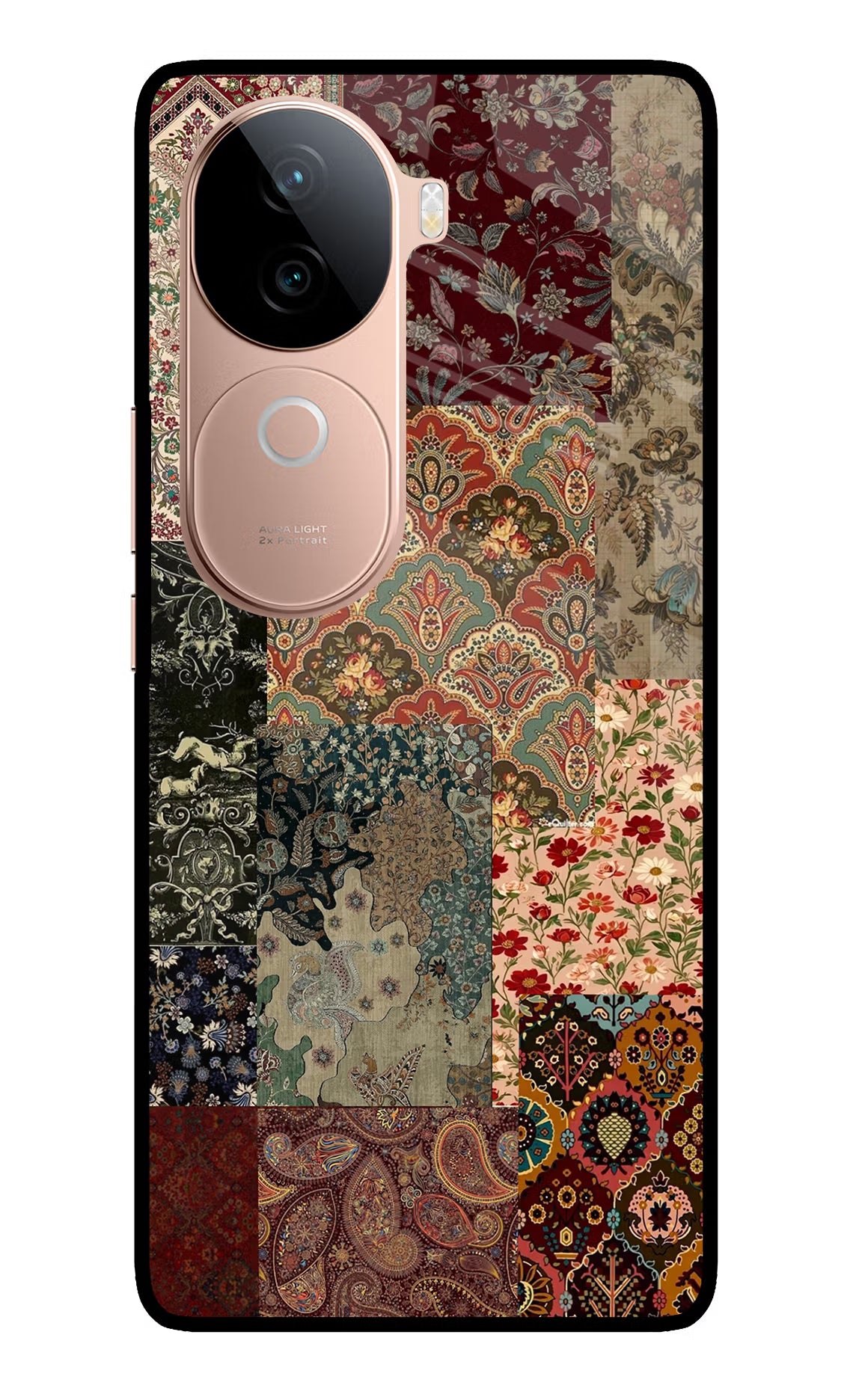 Desi Print IQOO Z9s 5G Glass Case Back Cover by Casekaro