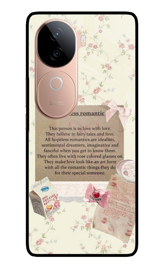 Hopeless Romantic IQOO Z9s 5G Glass Case