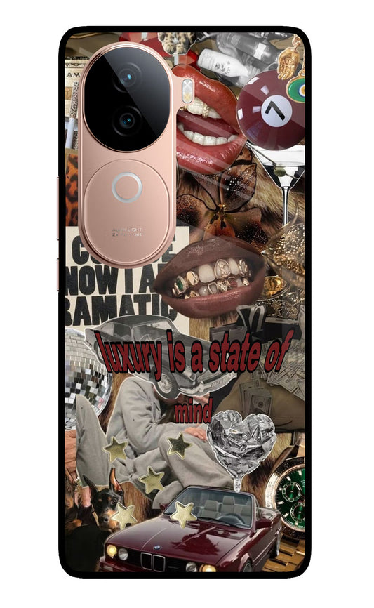 Luxury IQOO Z9s 5G Glass Case