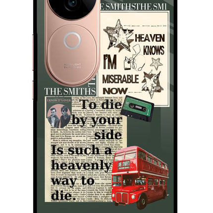 The Smiths IQOO Z9s 5G Glass Case Back Cover by Casekaro
