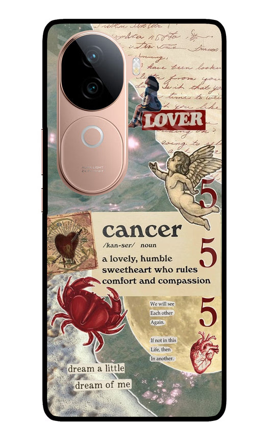 Cancer Zodiac IQOO Z9s 5G Glass Case