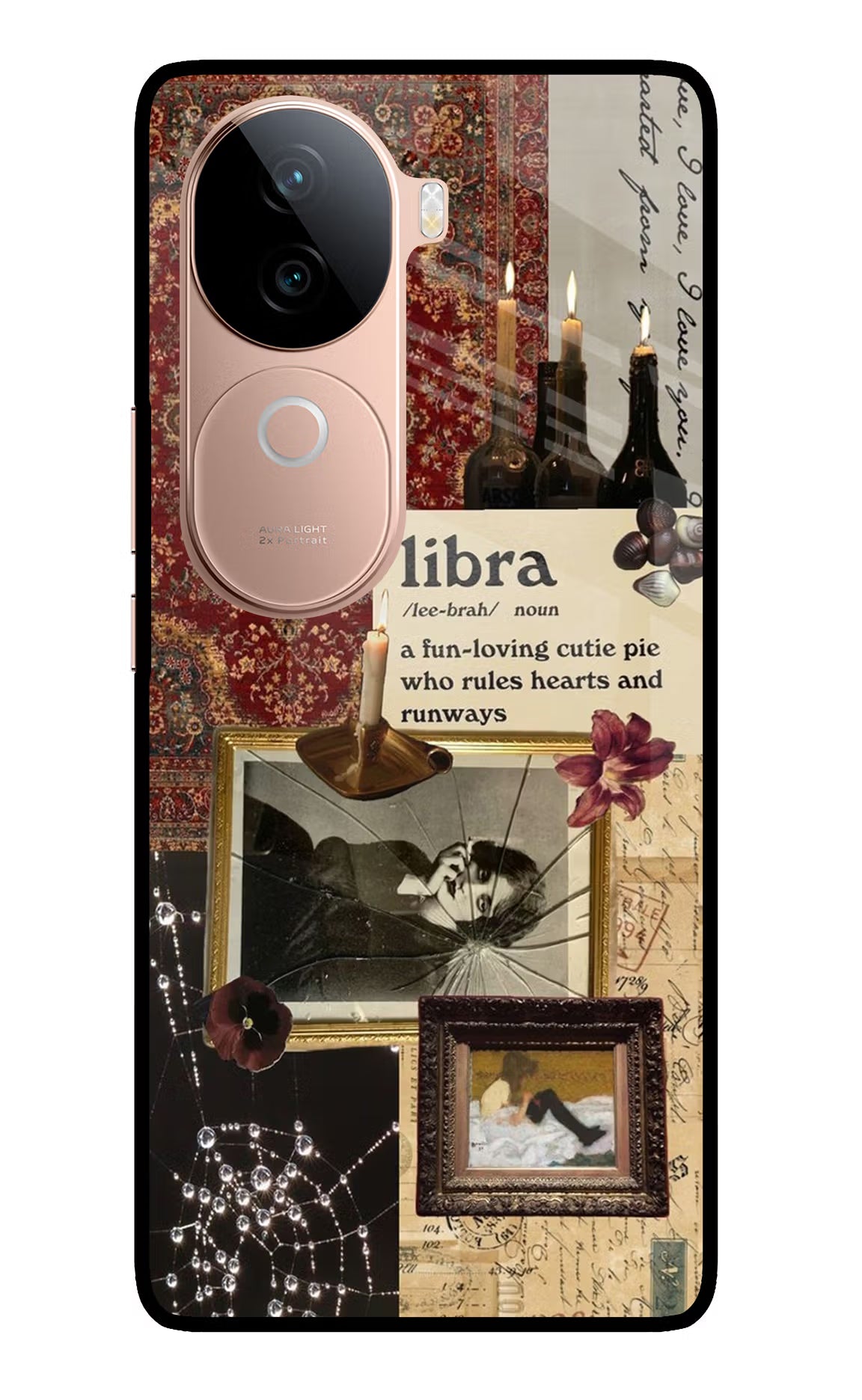Libra Zodiac IQOO Z9s 5G Glass Case Back Cover by Casekaro