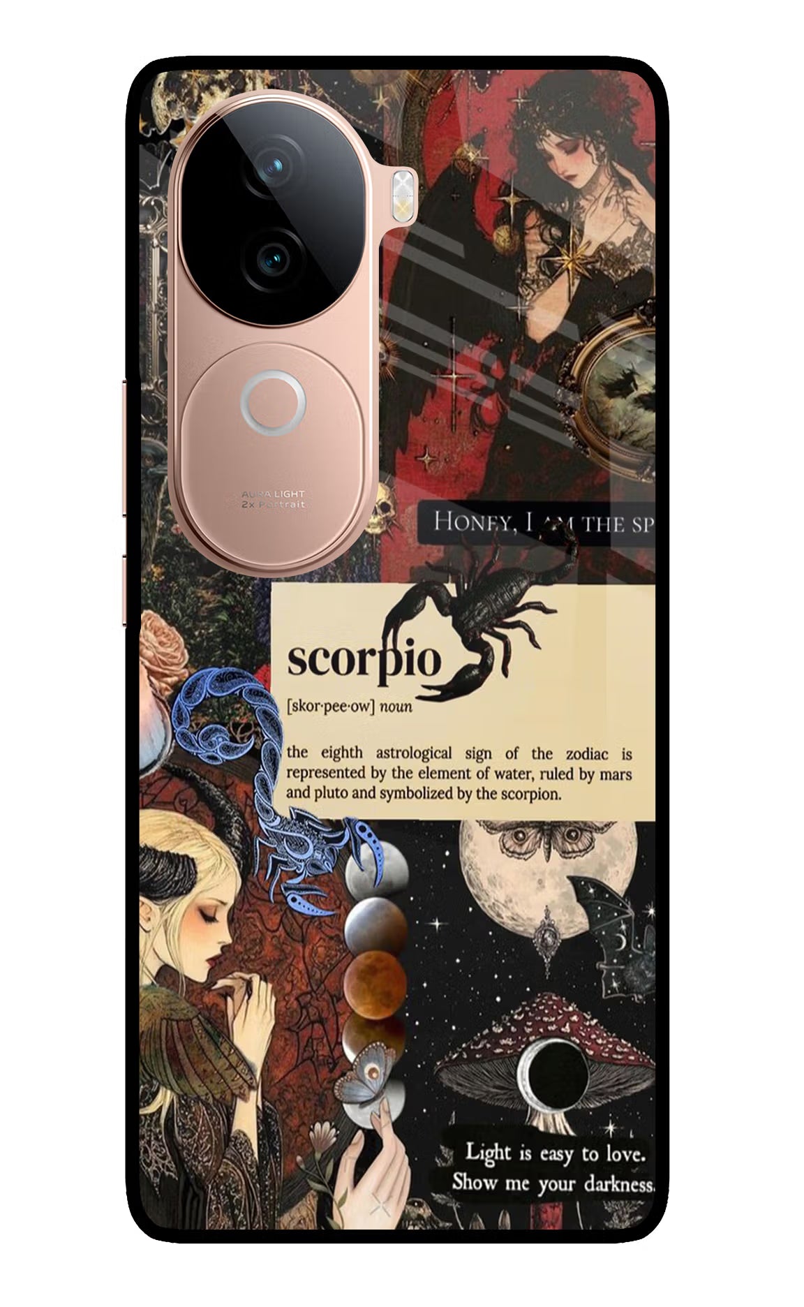 Scorpio Zodiac IQOO Z9s 5G Glass Case Back Cover by Casekaro