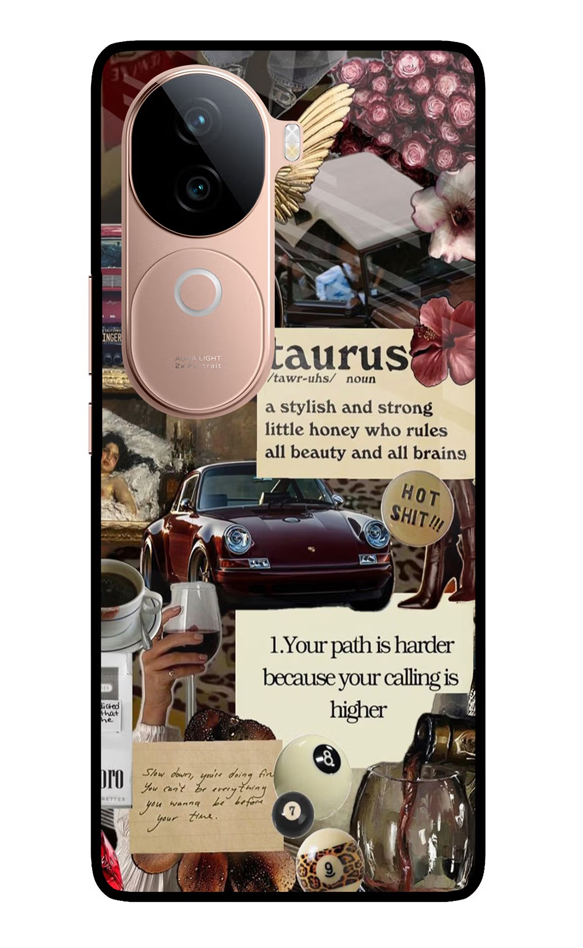 Taurus Zodiac IQOO Z9s 5G Glass Case