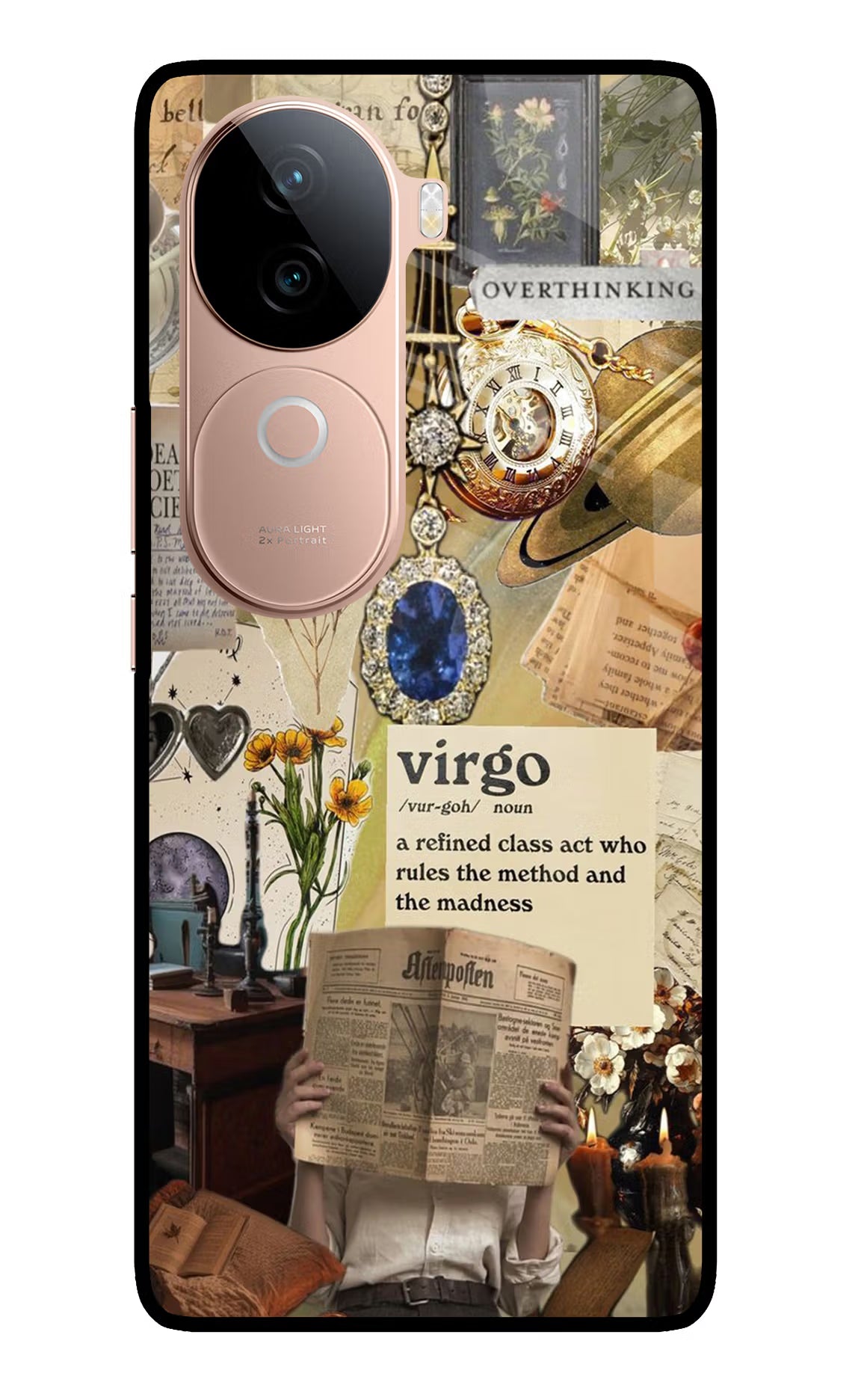 Virgo Zodiac IQOO Z9s 5G Glass Case Back Cover by Casekaro