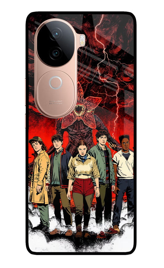 Ordinary Things Characters IQOO Z9s 5G Glass Case