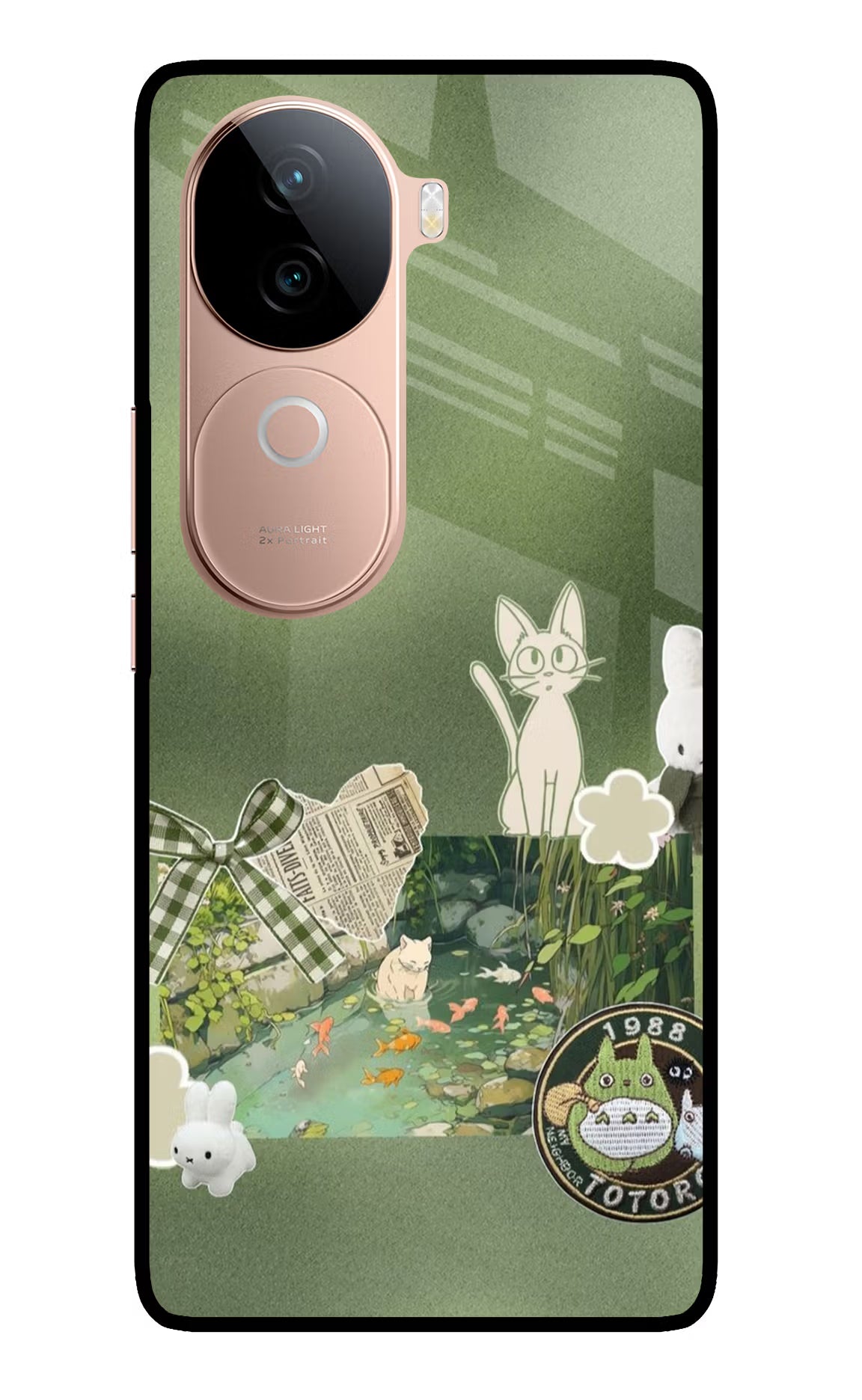 Aesthetic anime IQOO Z9s 5G Glass Case