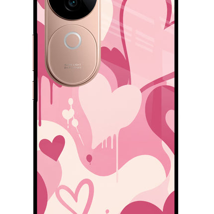 Hearty case IQOO Z9s 5G Glass Case Back Cover by Casekaro