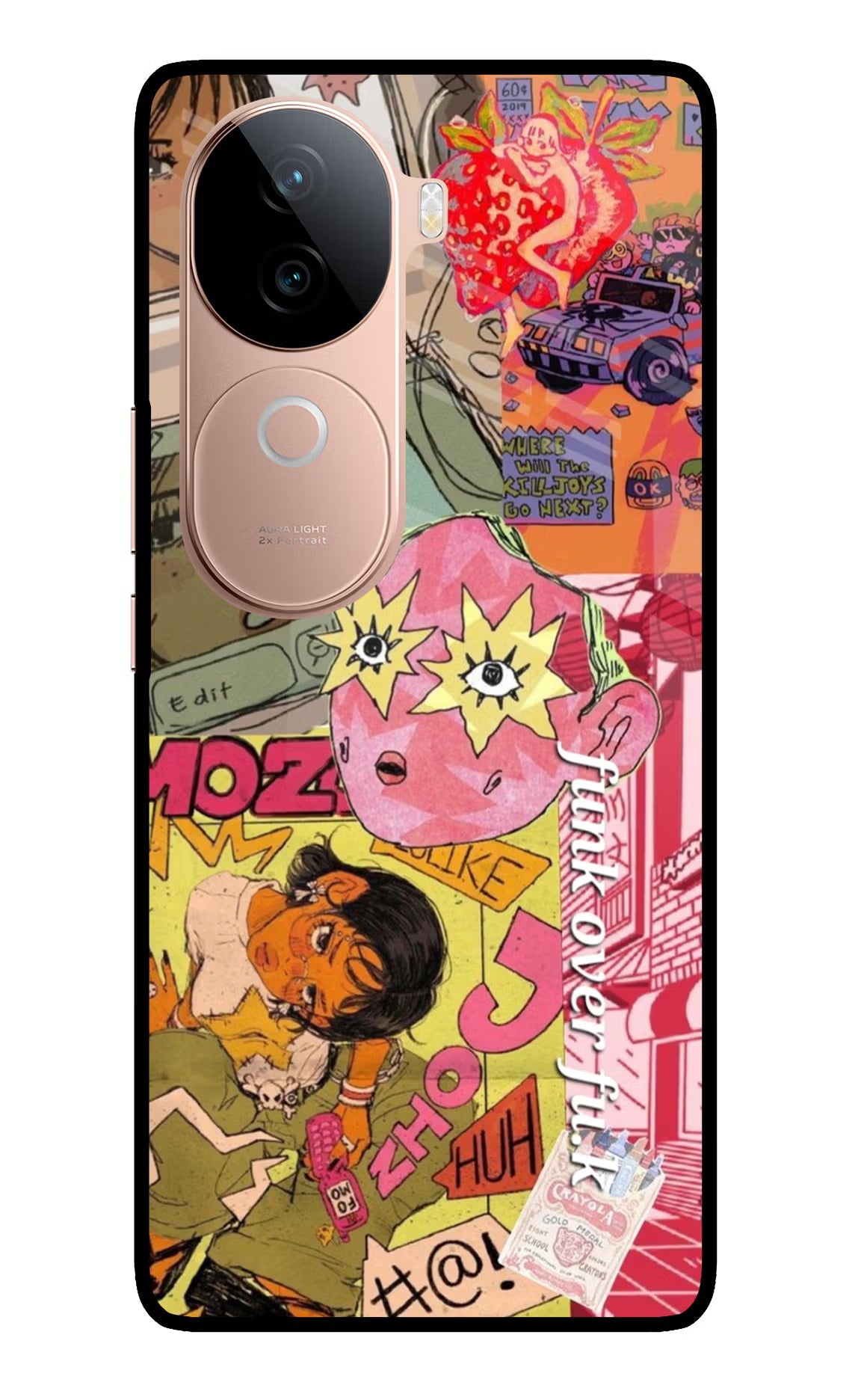 Funkover IQOO Z9s 5G Glass Case Back Cover by Casekaro