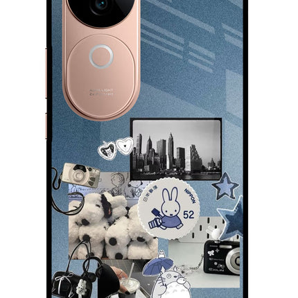 Miffy IQOO Z9s 5G Glass Case Back Cover by Casekaro