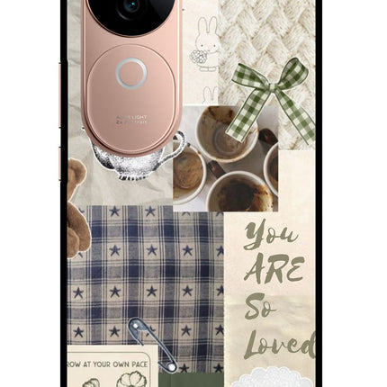 Cookie IQOO Z9s 5G Glass Case Back Cover by Casekaro