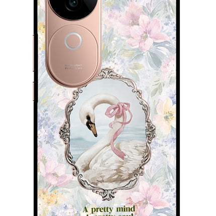 Pretty Mind Pretty Soul IQOO Z9s 5G Glass Case Back Cover by Casekaro