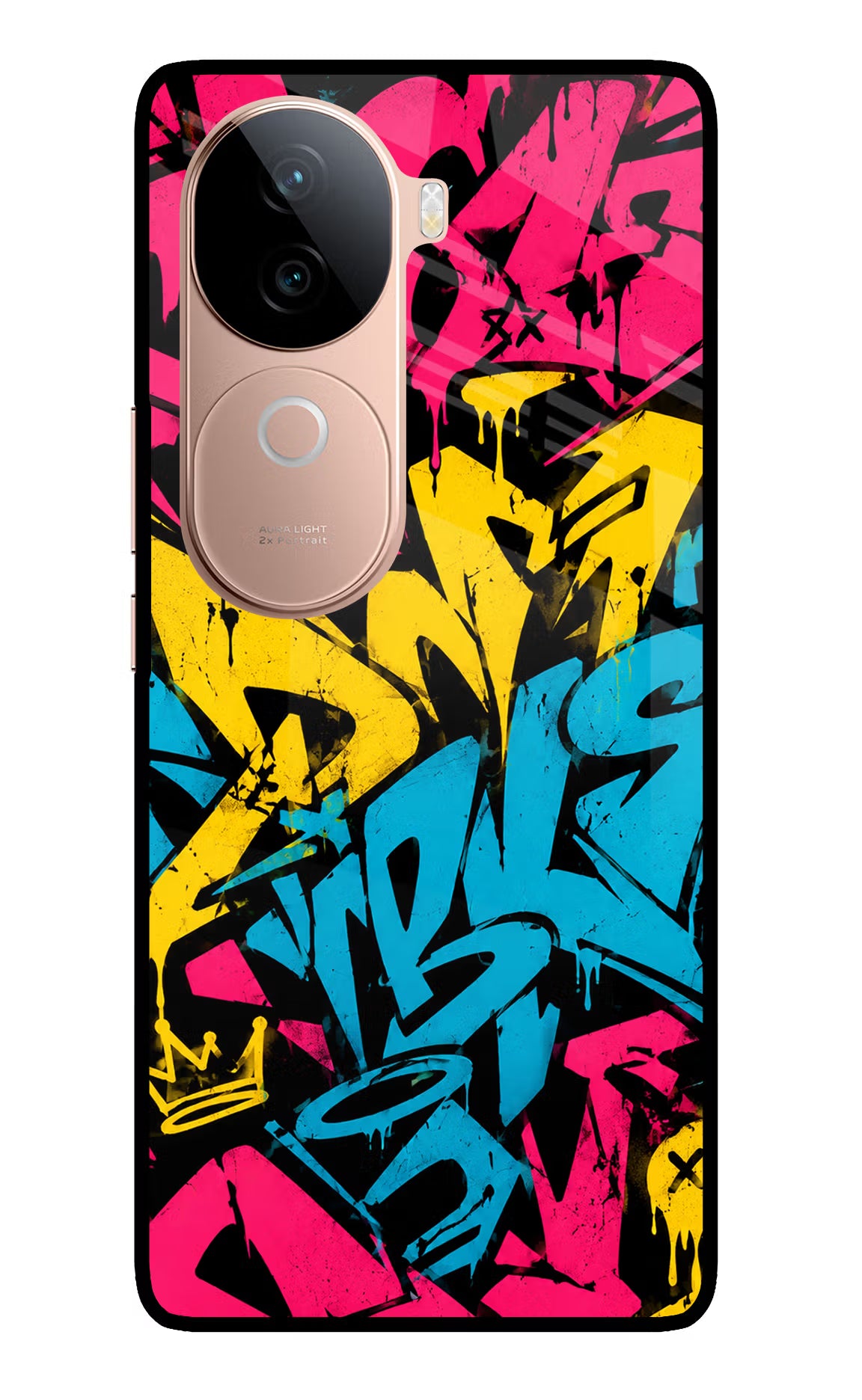 Graffiti Vibe IQOO Z9s 5G Glass Case