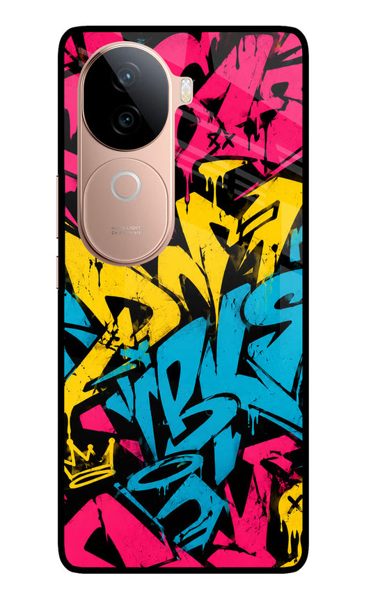 Graffiti Vibe IQOO Z9s 5G Glass Case
