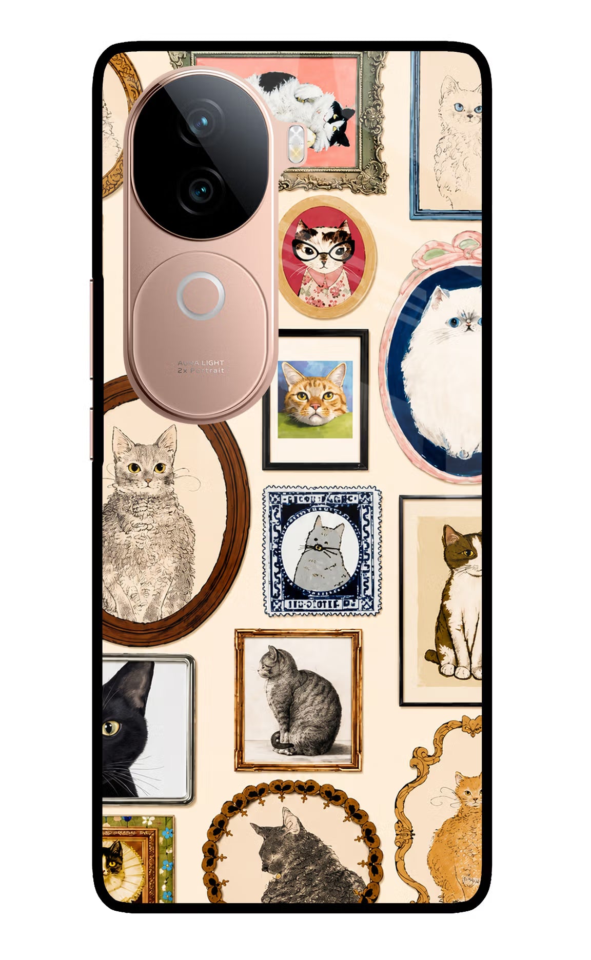 Mirror Cats IQOO Z9s 5G Glass Case