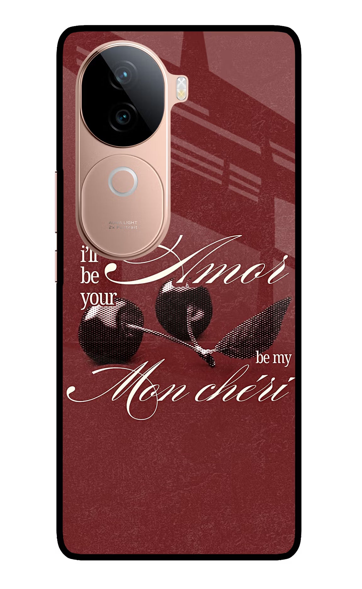 Velvet Cherry IQOO Z9s 5G Glass Case