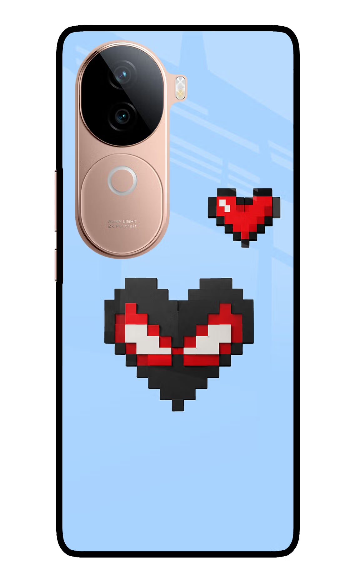 Peter Heart IQOO Z9s 5G Glass Case