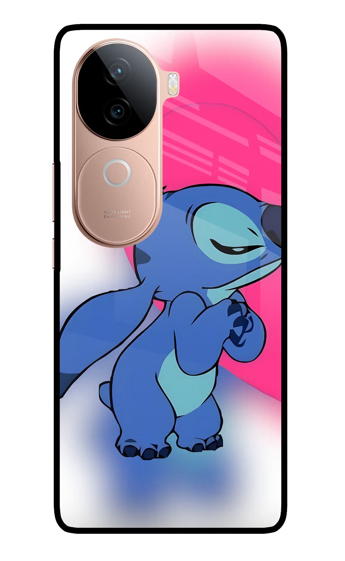 Stitch Hug IQOO Z9s 5G Glass Case
