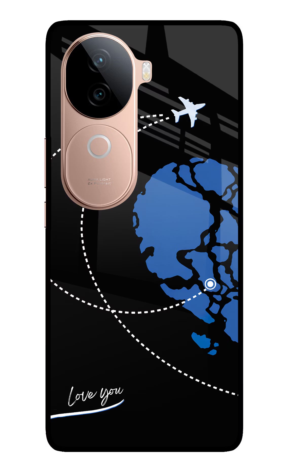 Love Orbit IQOO Z9s 5G Glass Case