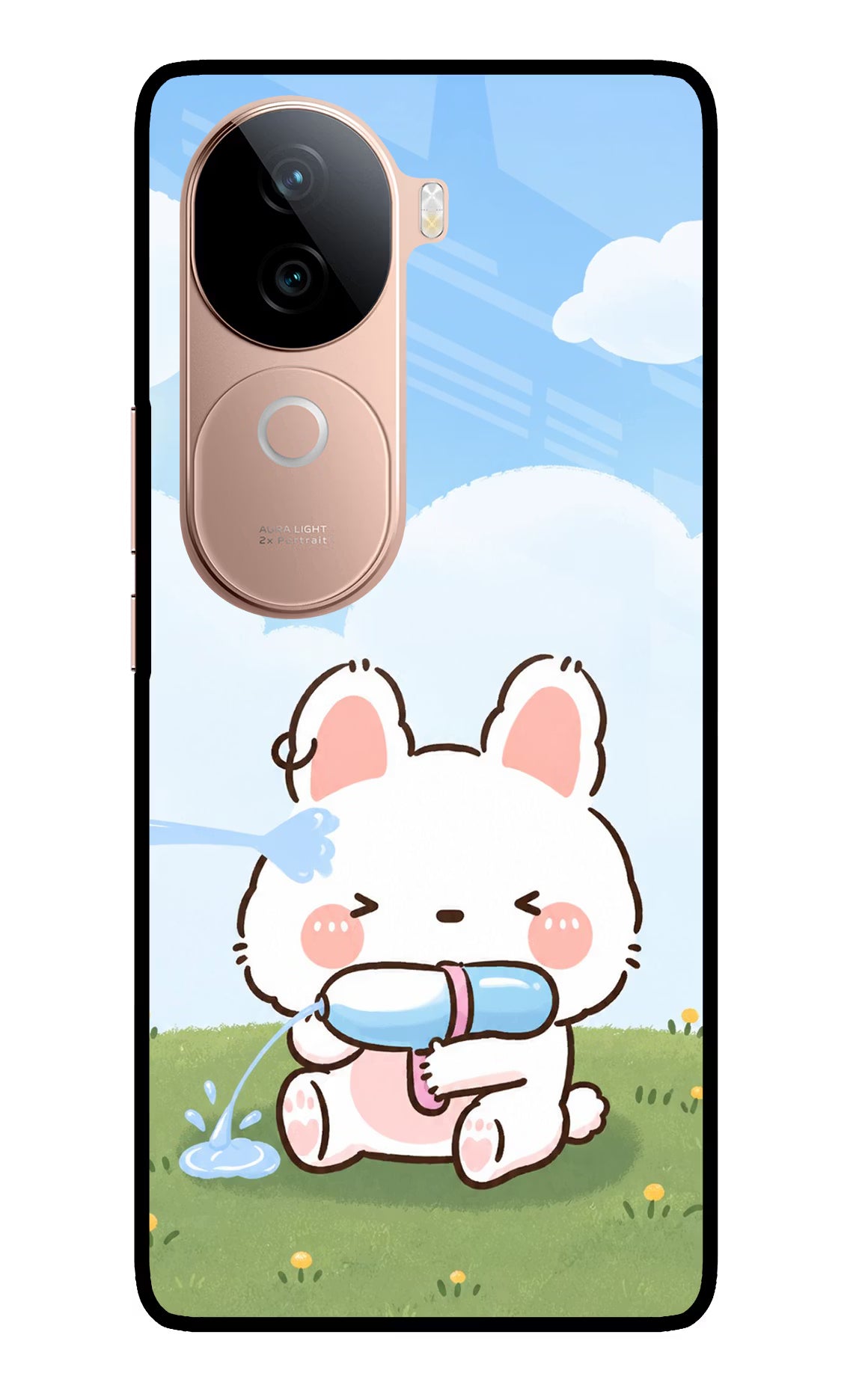 Bunny Treat IQOO Z9s 5G Glass Case