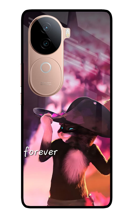 Forever Cat IQOO Z9s 5G Glass Case