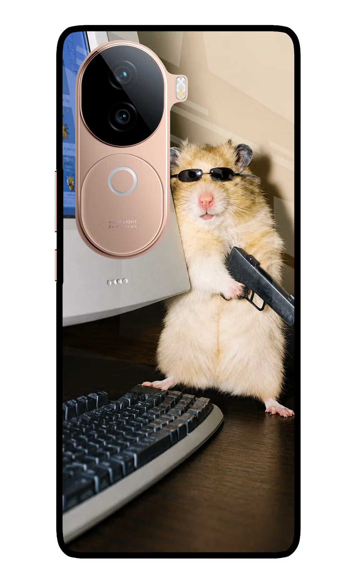 Hacker Hamster IQOO Z9s 5G Glass Case