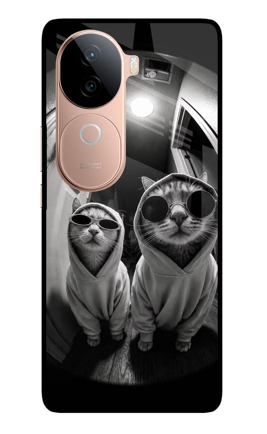 Hood Cats IQOO Z9s 5G Glass Case