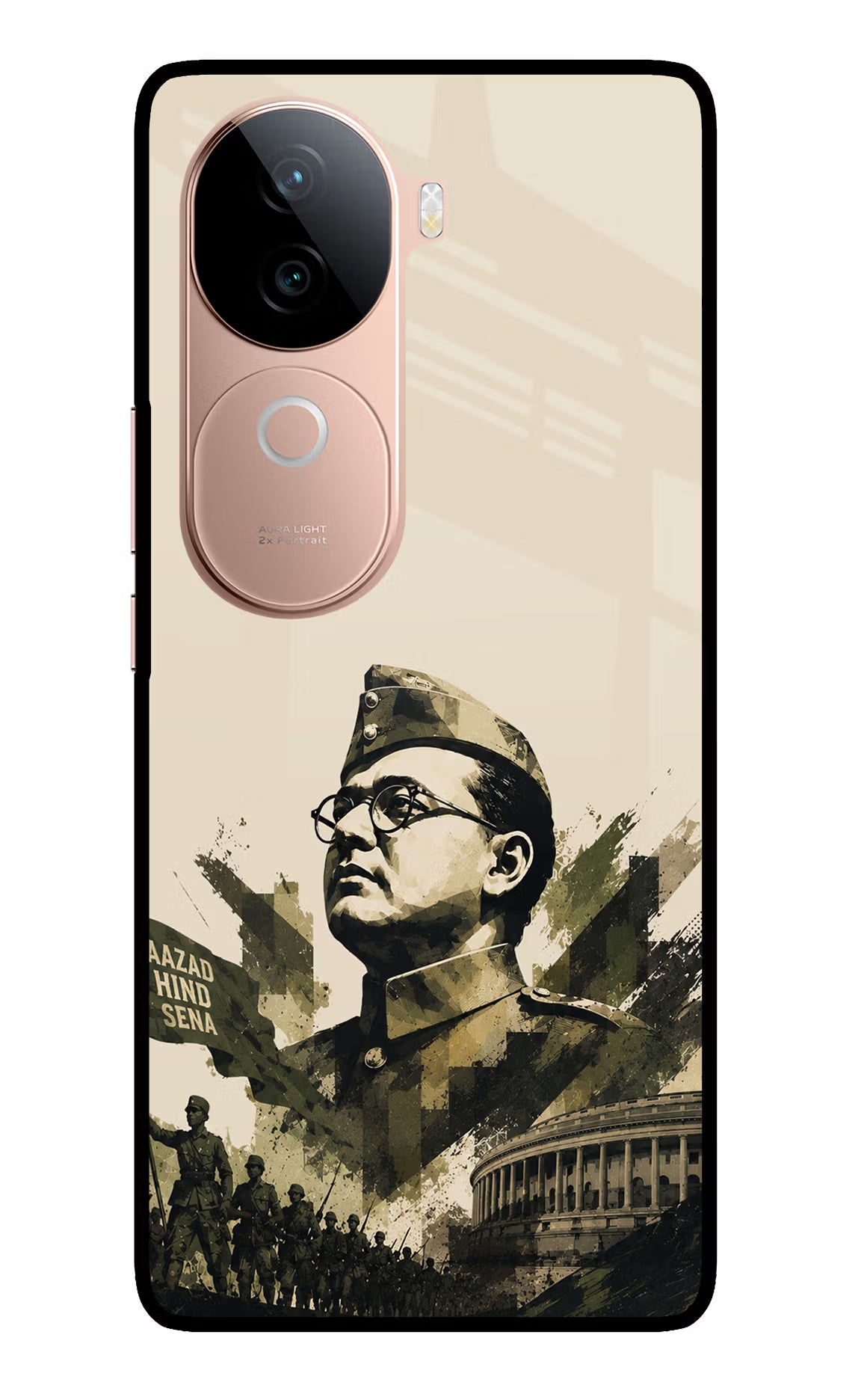Netaji Rising IQOO Z9s 5G Glass Case