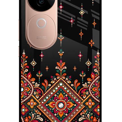 Noir Mehfil IQOO Z9s 5G Glass Case