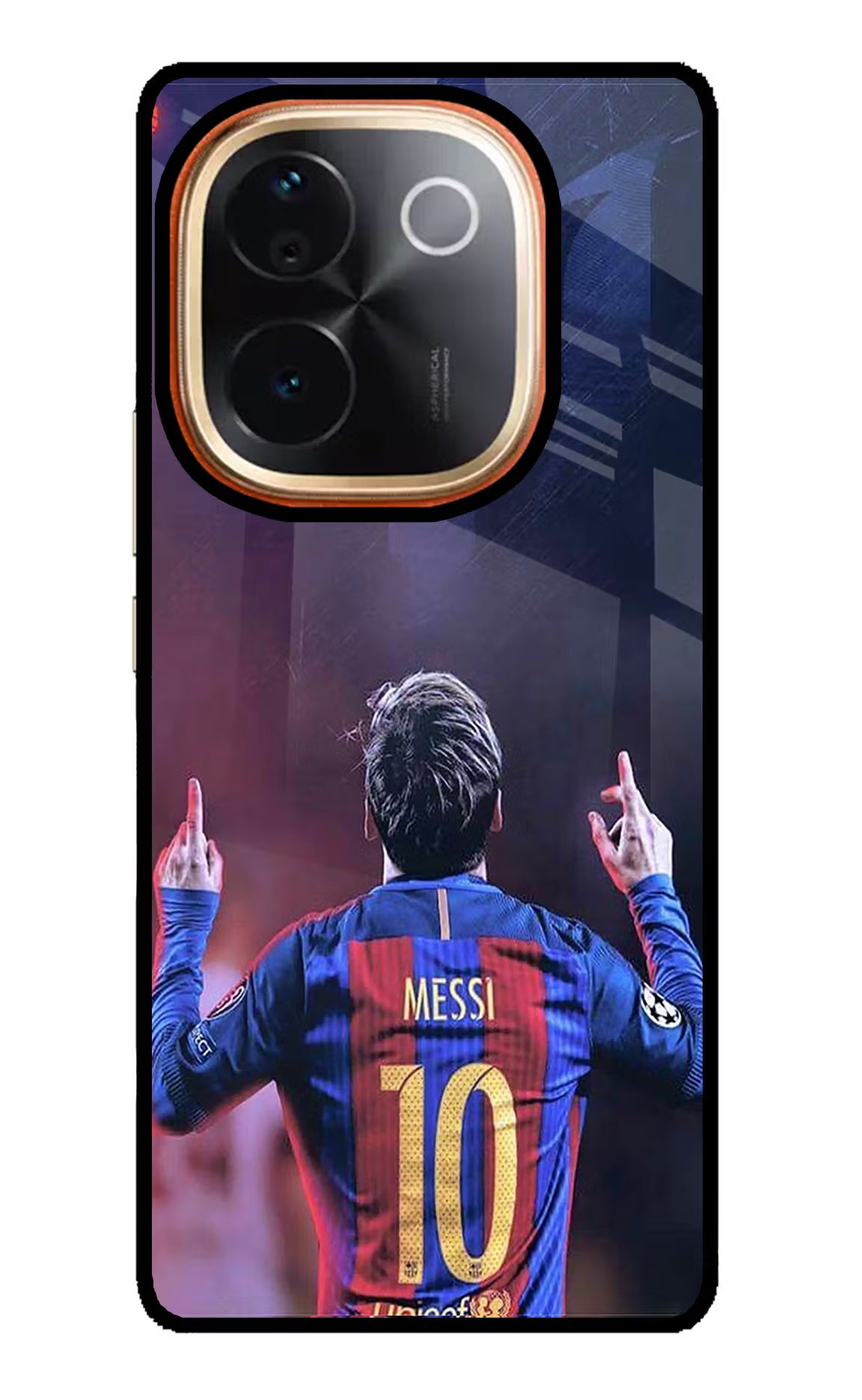 Messi IQOO Z9S Pro 5G Glass Case