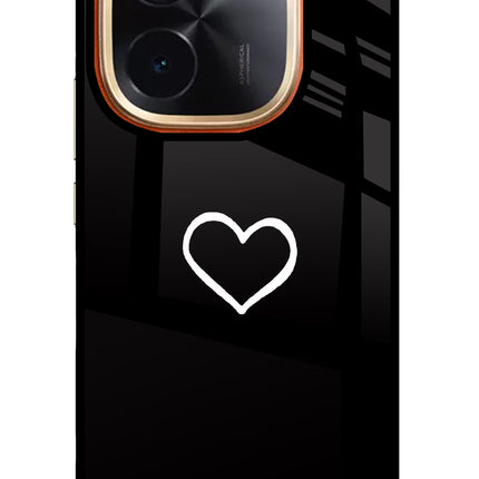 Heart IQOO Z9S Pro 5G Glass Case Back Cover by Casekaro