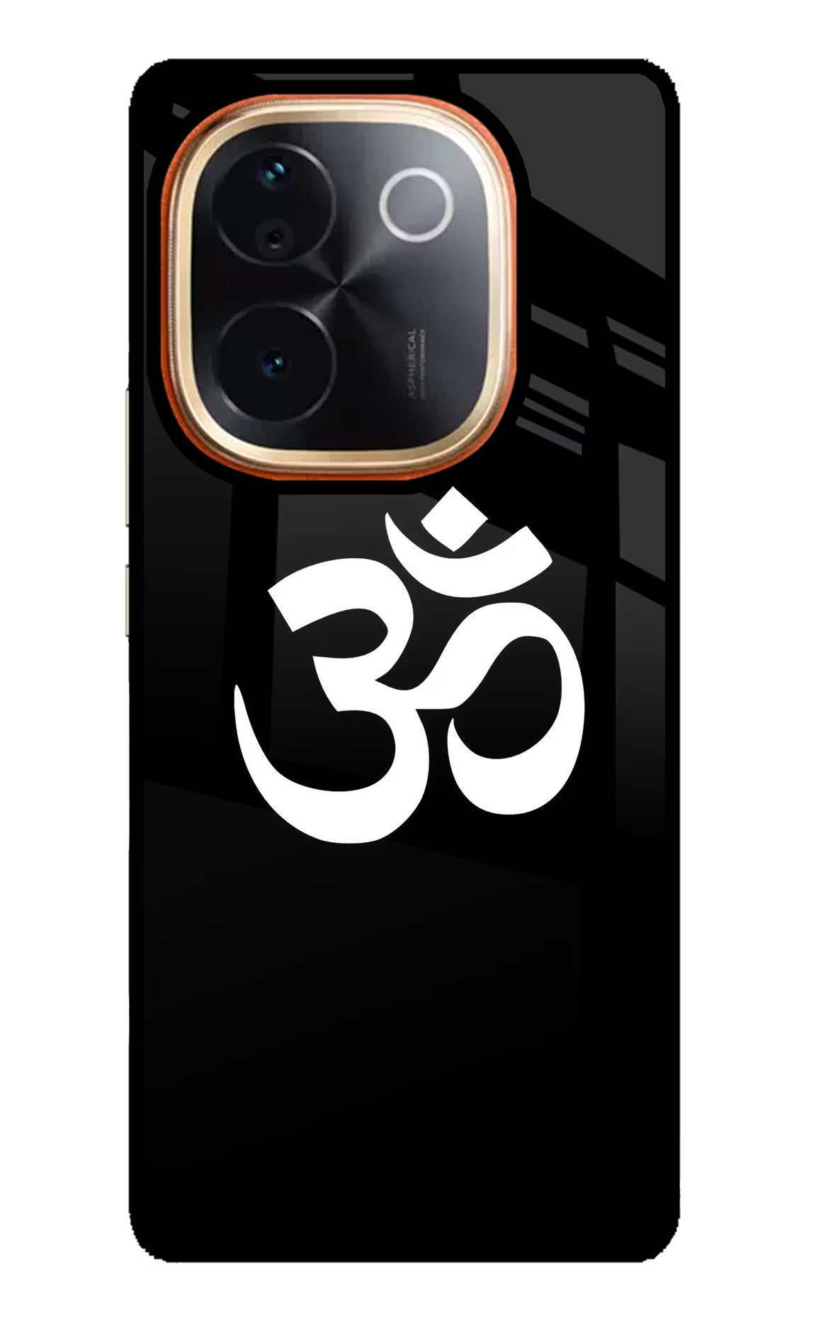 Om IQOO Z9S Pro 5G Glass Case Back Cover by Casekaro