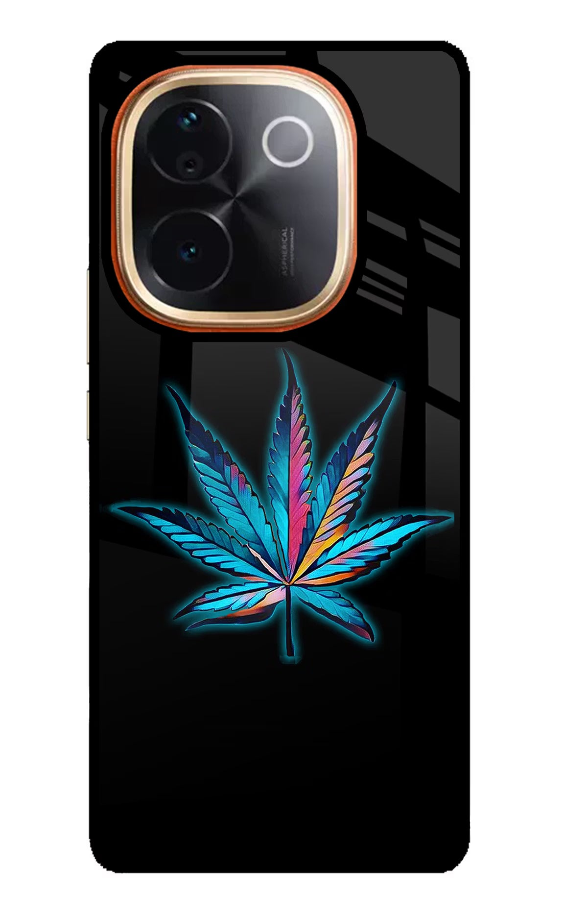 Weed IQOO Z9S Pro 5G Glass Case