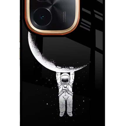 Moon Space IQOO Z9S Pro 5G Glass Case Back Cover by Casekaro