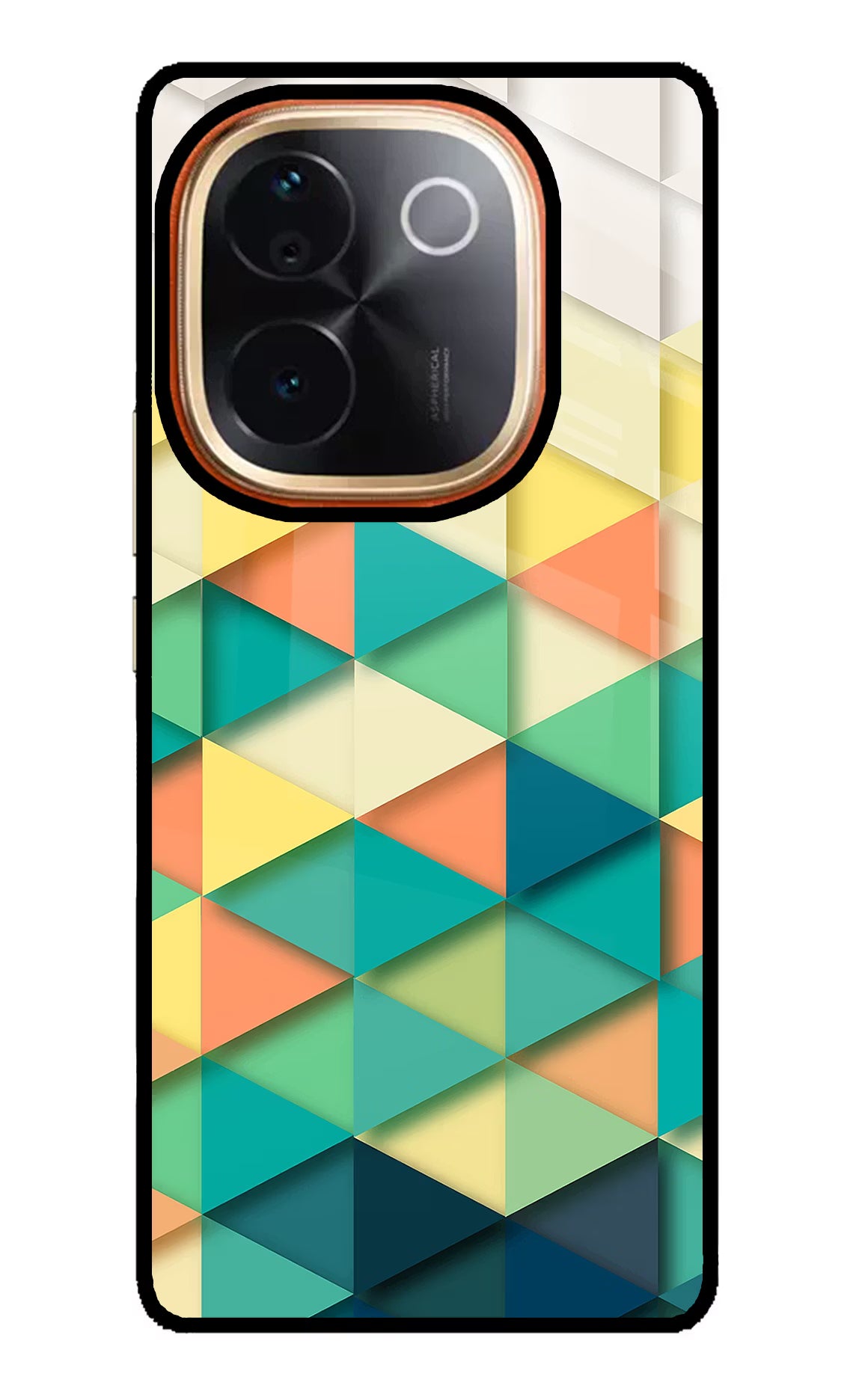 Abstract IQOO Z9S Pro 5G Glass Case Back Cover by Casekaro